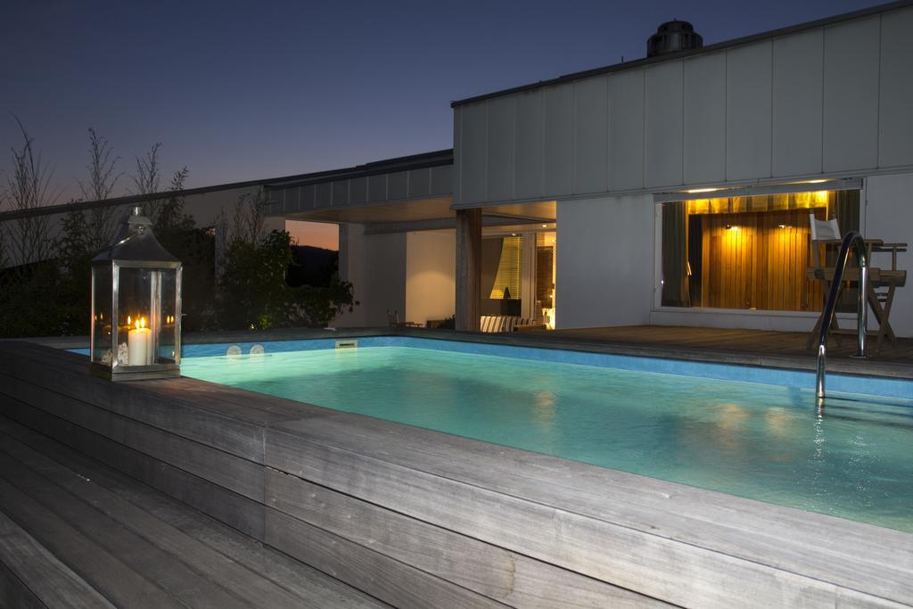 Pavi Apts Ljubljana - Private Rooftop Swimming Pool Rom bilde
